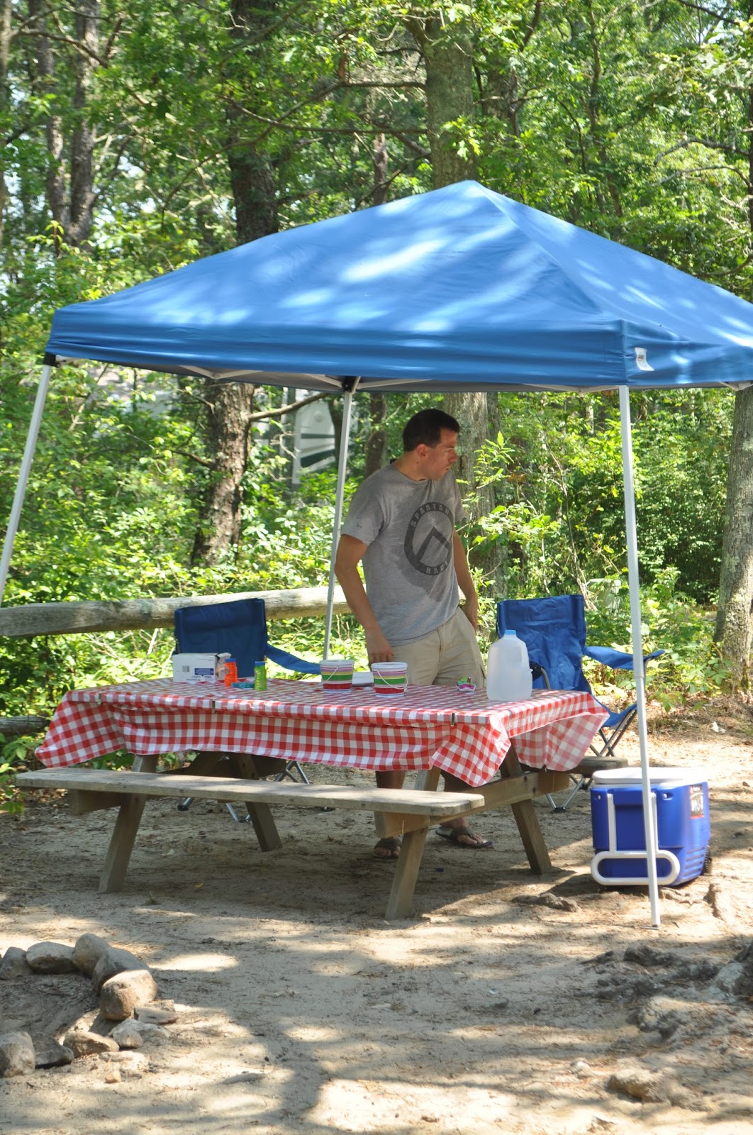 Happy Campers Camping with Toddlers. Pretty Real