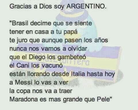 Himno argentino del Mundial