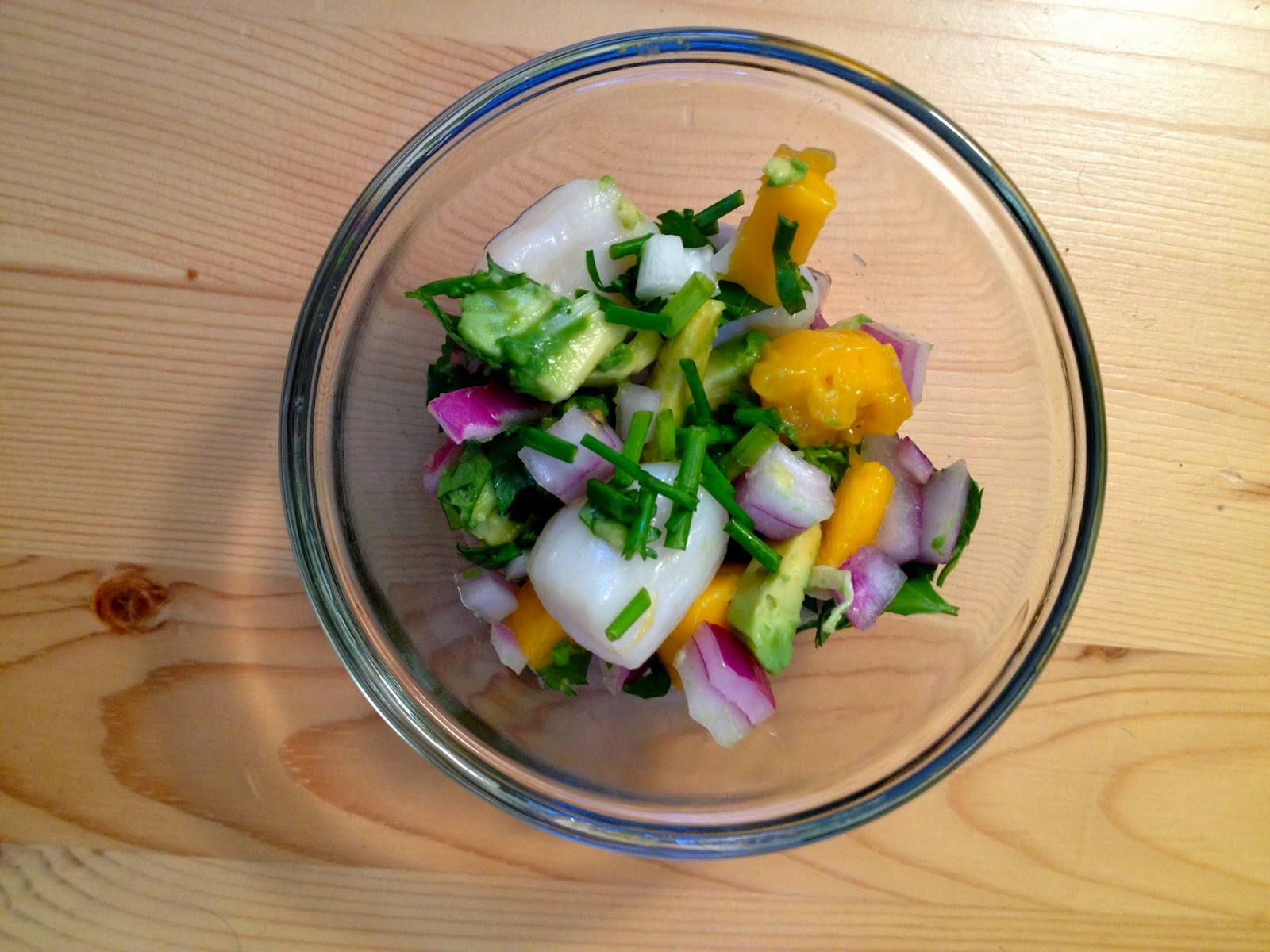 Avis Scallop mango ceviche