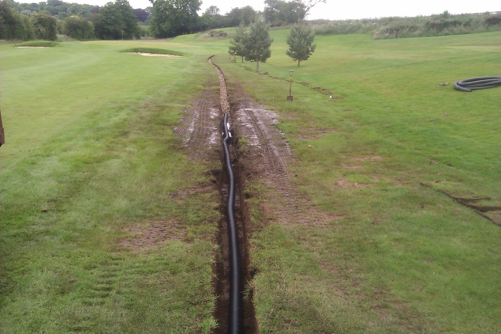 Malton and Norton Golf Club Greens Department 23rd hole drainage