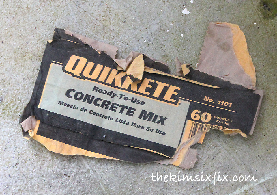 Concrete mix is a mix of sand/gravel/stone with cement. You just add