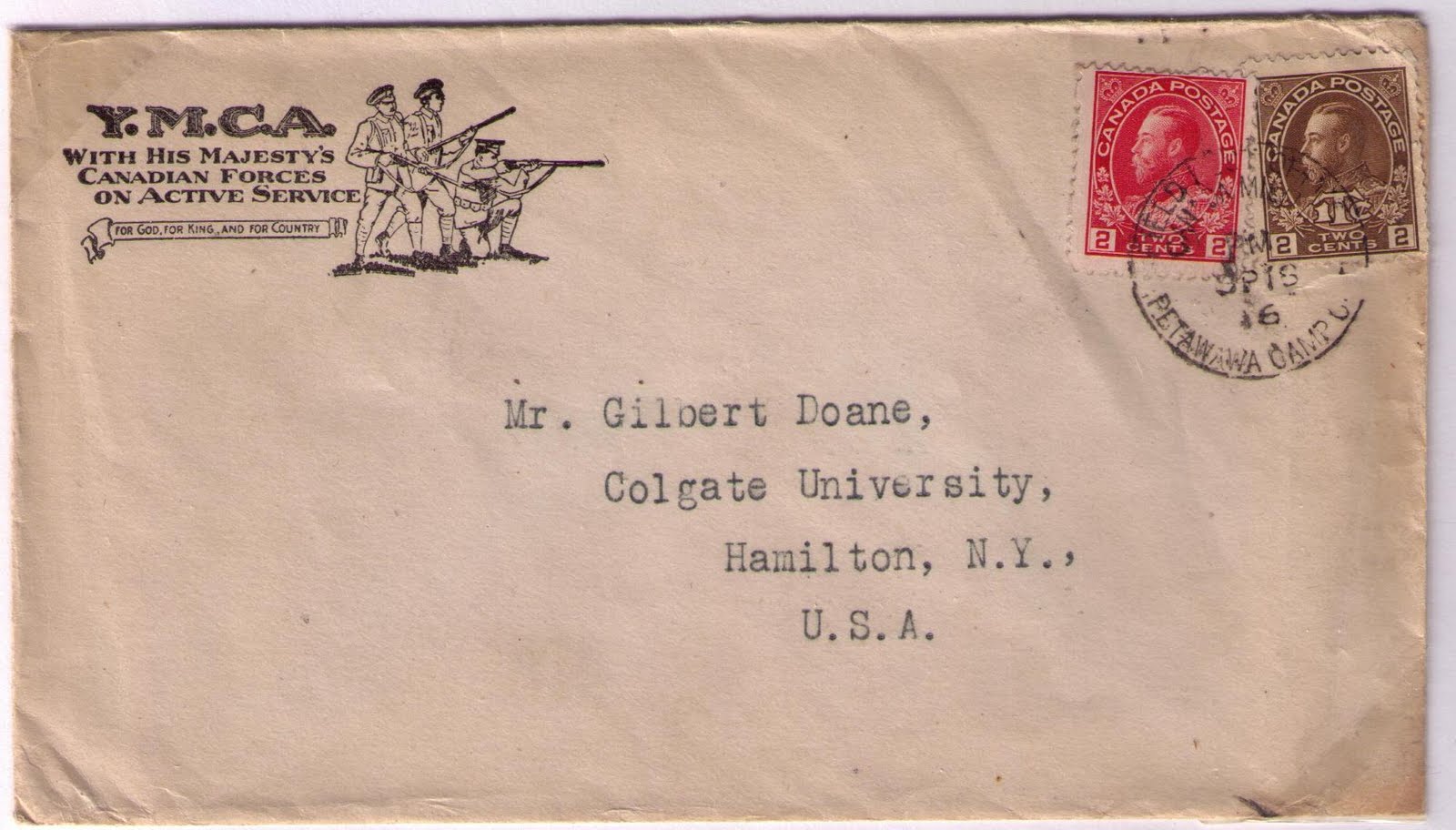 postal history corner send letter to soldier