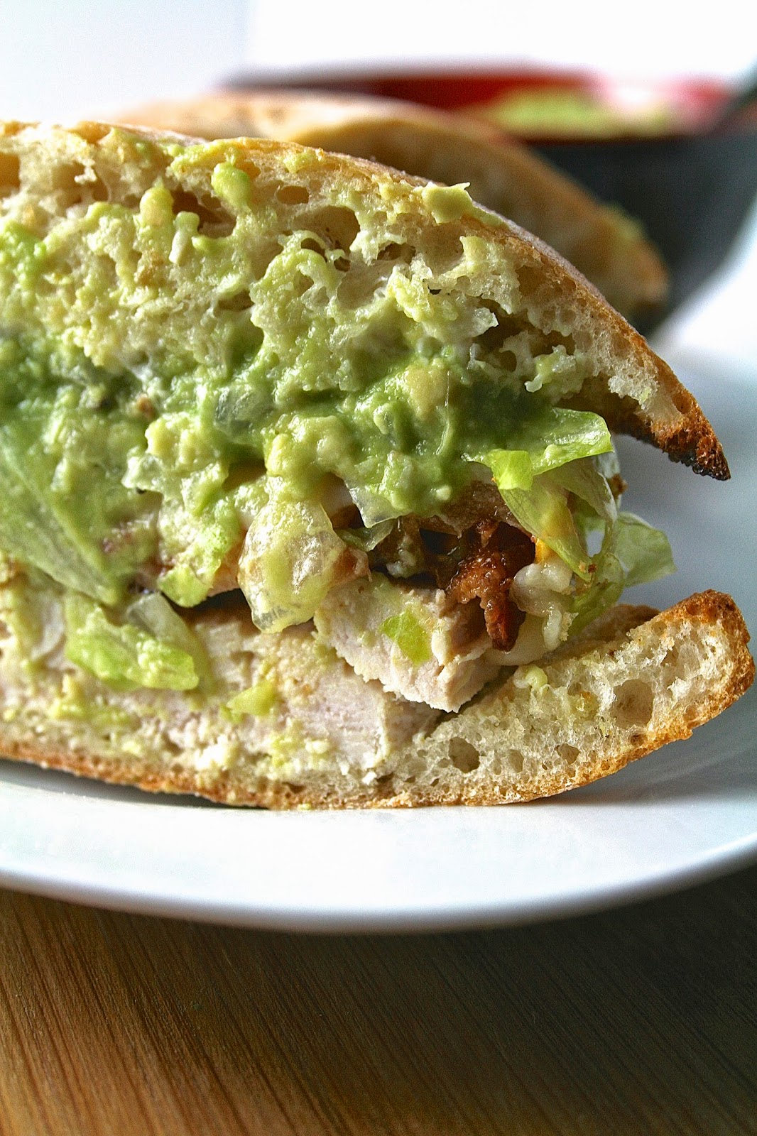Oregon Transplant Turkey Bacon Guacamole Sandwiches
