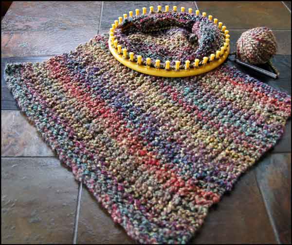 Knitting With Looms Sweater In Progress