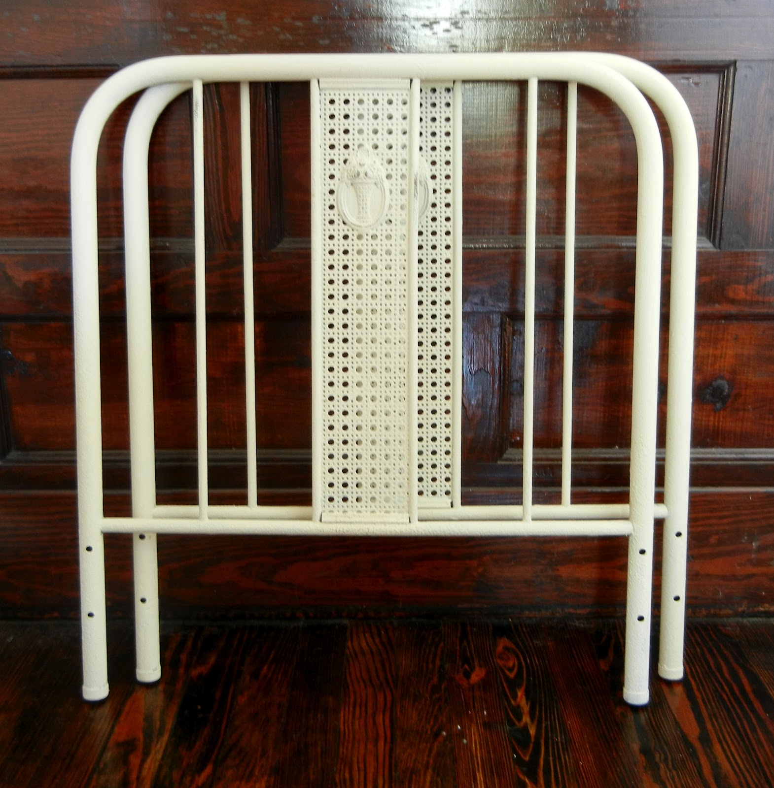 Vanceville House Antique Iron Child Bed Before and After