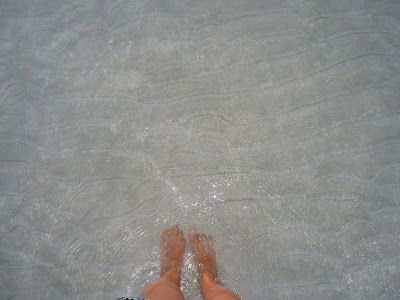 Clear water at UAE's best private beach