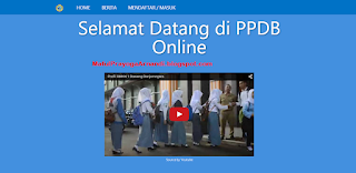 Aplikasi Registrasi Penerima Bimbing Gres (Ppdb) Online Dengan Codeigniter  