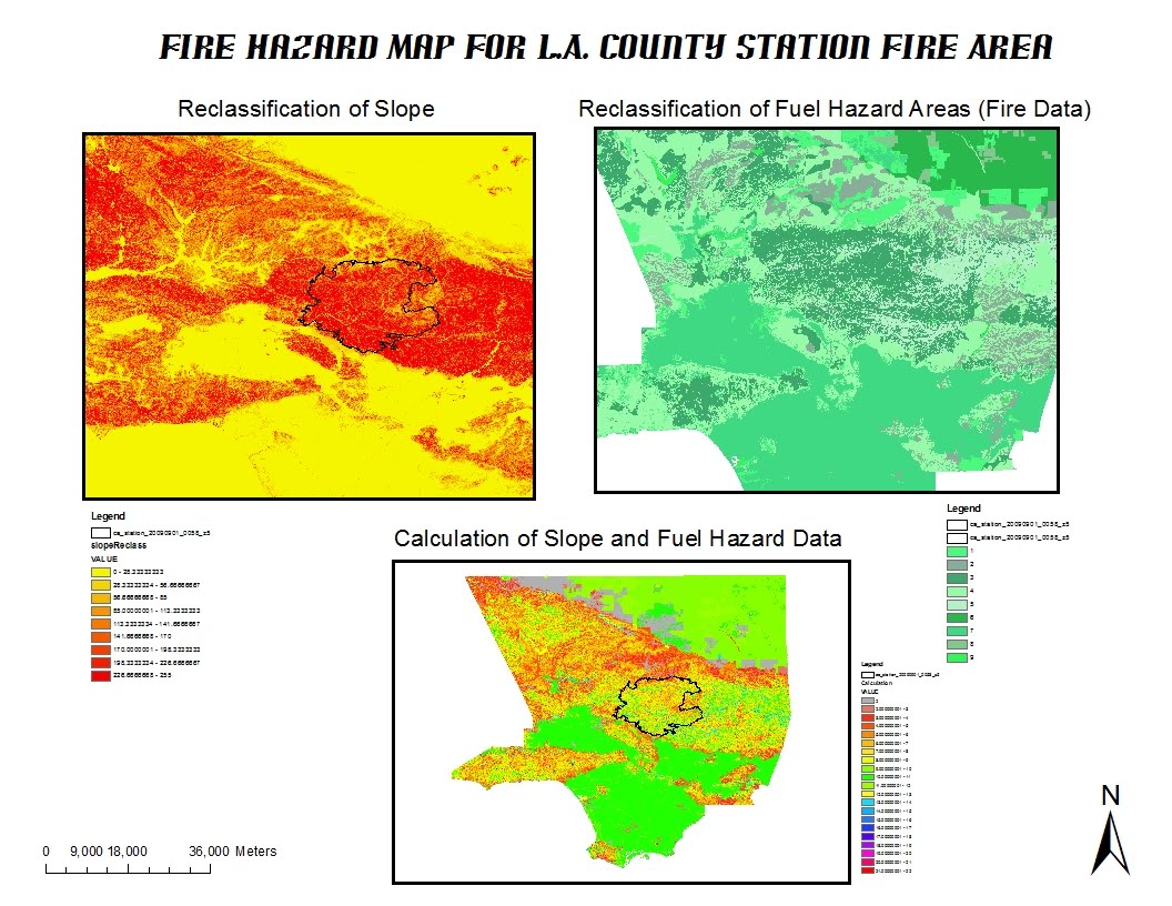 for this week s lab assignment i followed the tutorial modeling the wildland urban interface and then proceeded to re create a fire hazard map for the for this week s lab assignment i followed the tutorial modeling the wildland urban interface and then proceeded to re create a fire hazard map for the