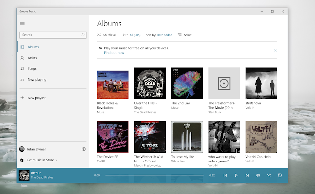 The Groove Music Player