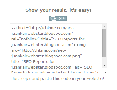 Cara Check Score SEO Pada Blog/Website