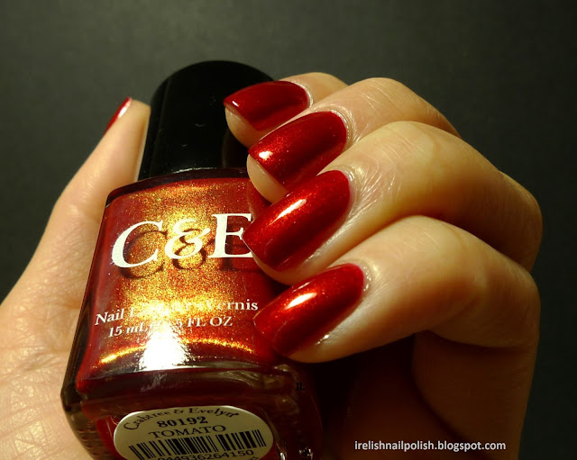I Relish Nail Polish! Crabtree & Evelyn Tomato Nail Polish