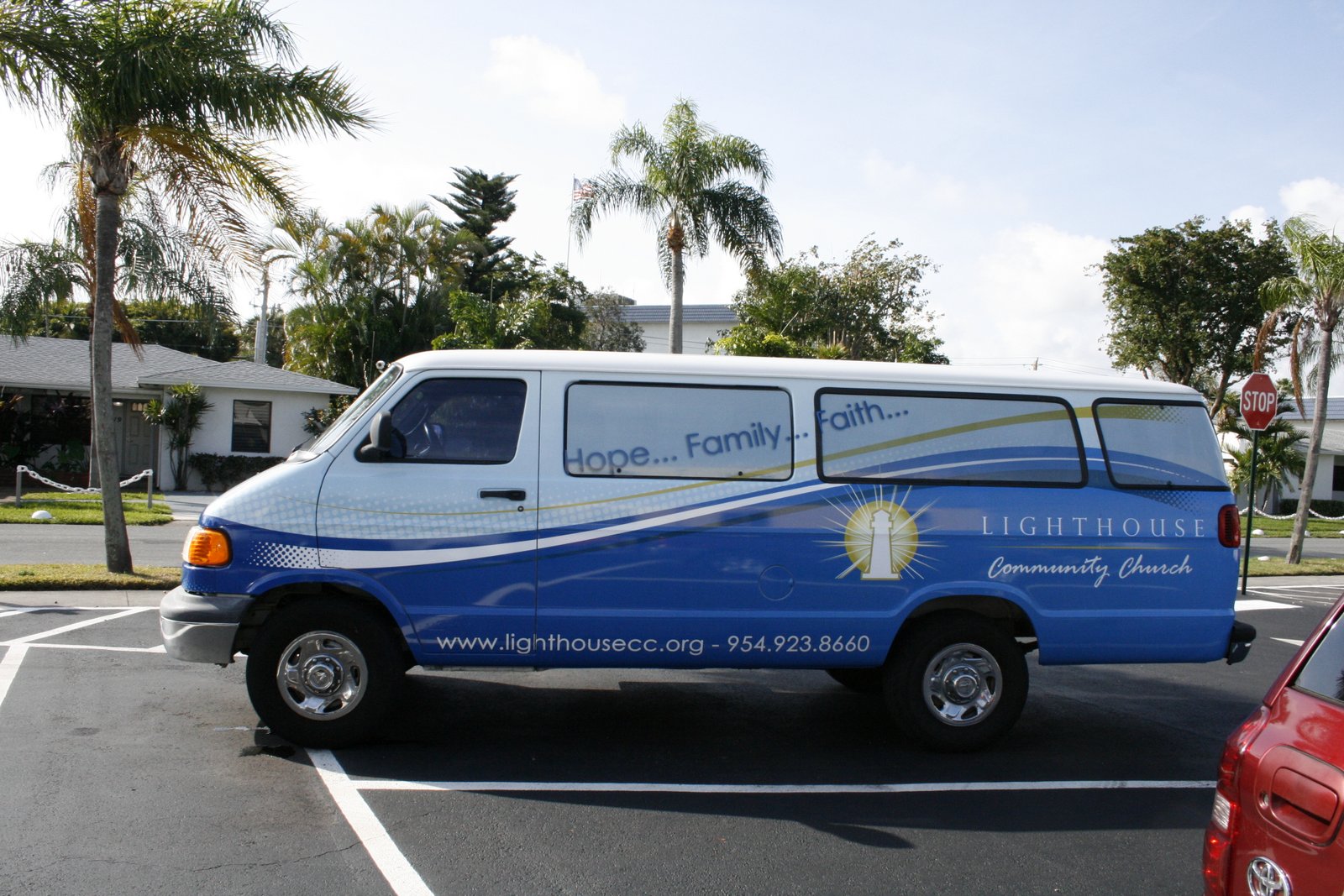 Church Van Wrap in Dania Beach, Florida by 3M CERTIFIED Car Wrap Solutions
