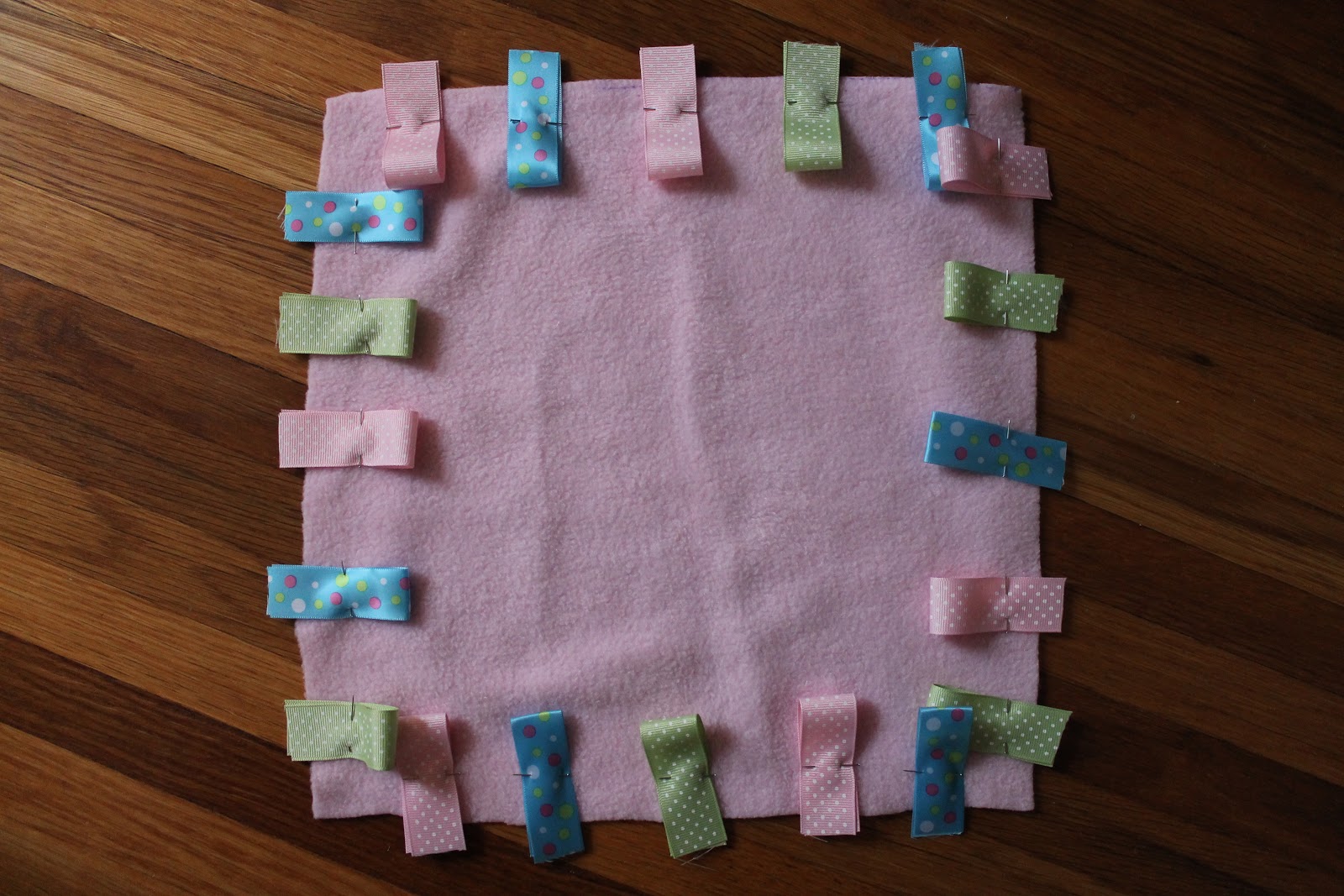 Kristen's Creative Corner Taggie Blanket for Baby Tag Lovey