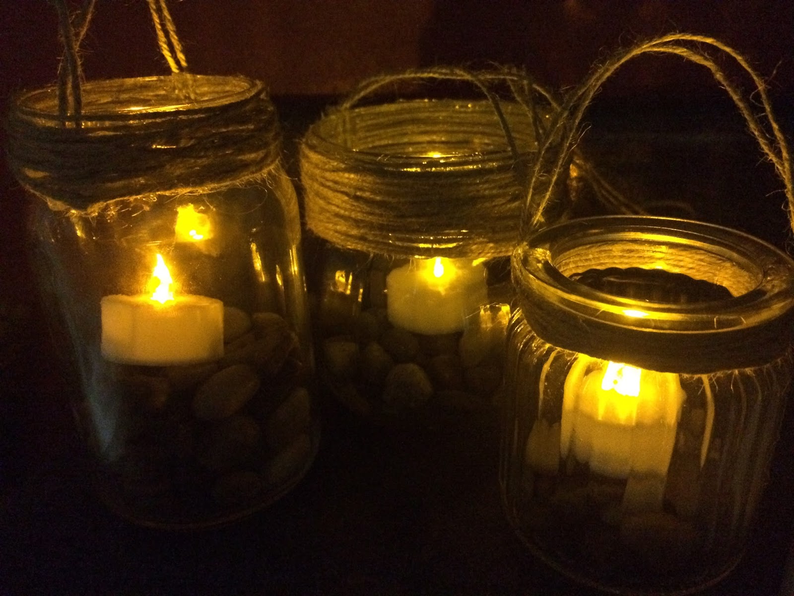 Alone with my tea DIY Glass Jar Lanterns Dollar Store Craft