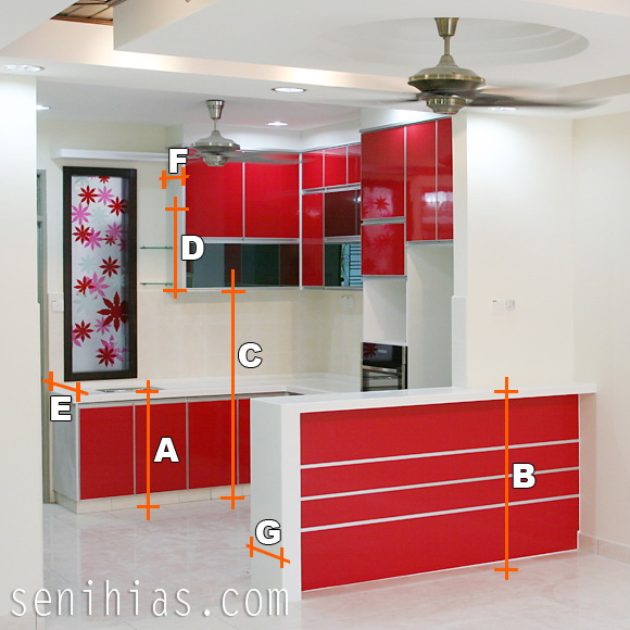 kabinet dapur simple