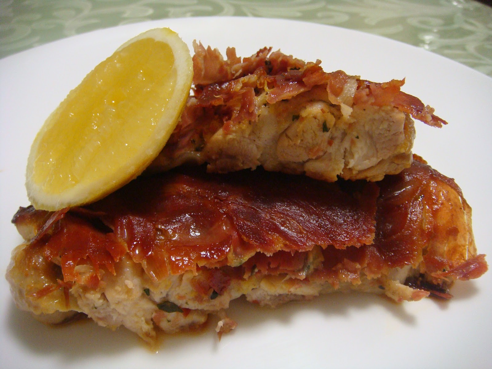 Saucy Thyme Parmesan Chicken Breasts with Prosciutto