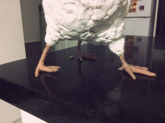 Chicken legs made out of super sculpey, This is how it turned out, looks pretty good huh?