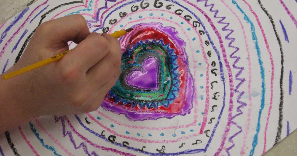 Miss Young's Art Room: Valentine's Day Art with 2nd Grade