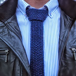 Strikket slips