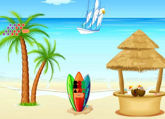 EscapeFan Golden Sand Beach Escape Walkthrough