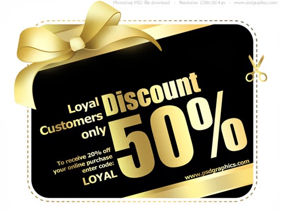 Gold and Black Shopping Card Gold and Black Shopping Card