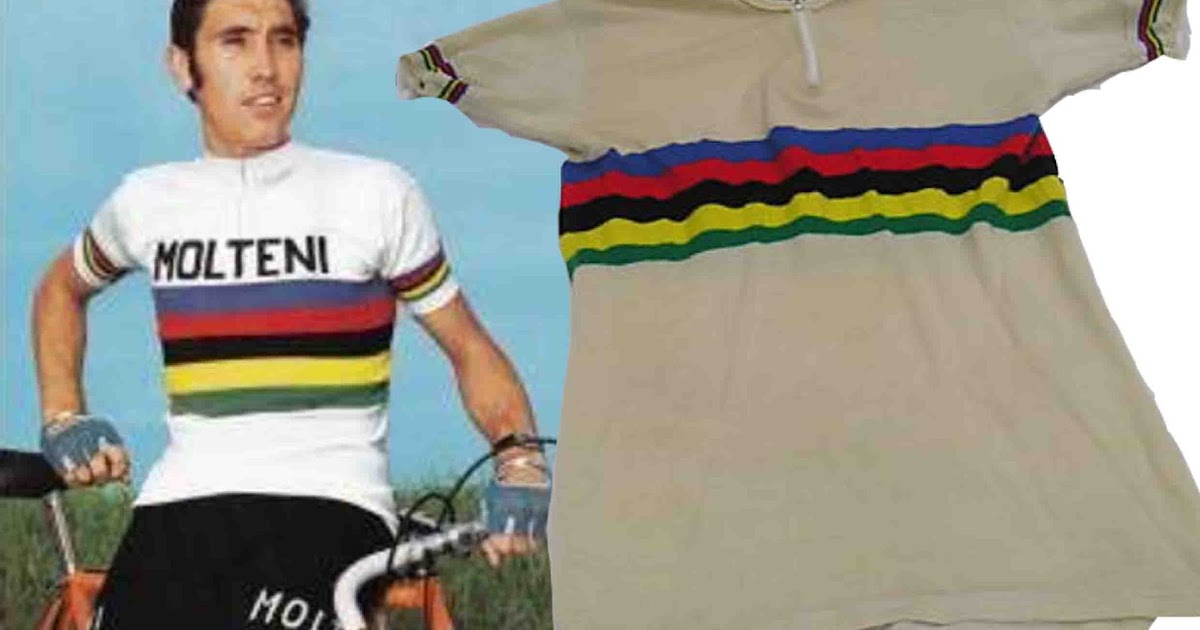 Mens Collections World Champion Eddy Merckx 70's Molteni Vintage Wool