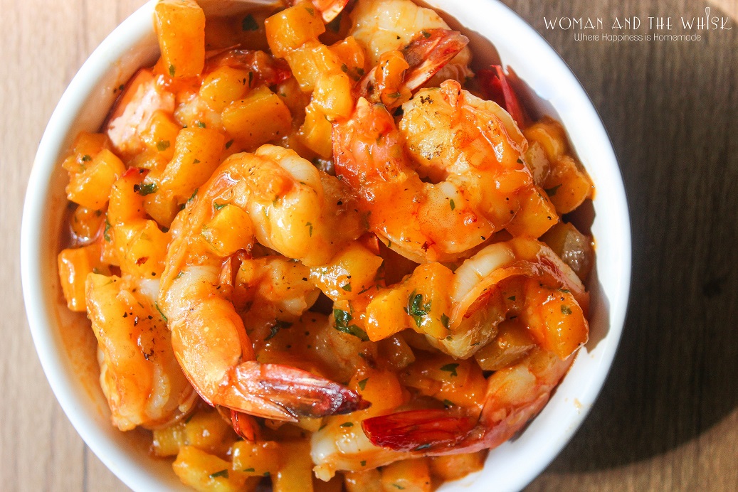 Woman and the Whisk Sweet & Sour Sriracha Shrimp