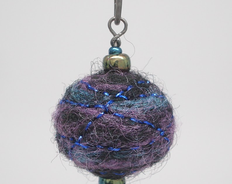 Kia Dallons Studio Tutorial Needle Felted Bead with Craft Felt