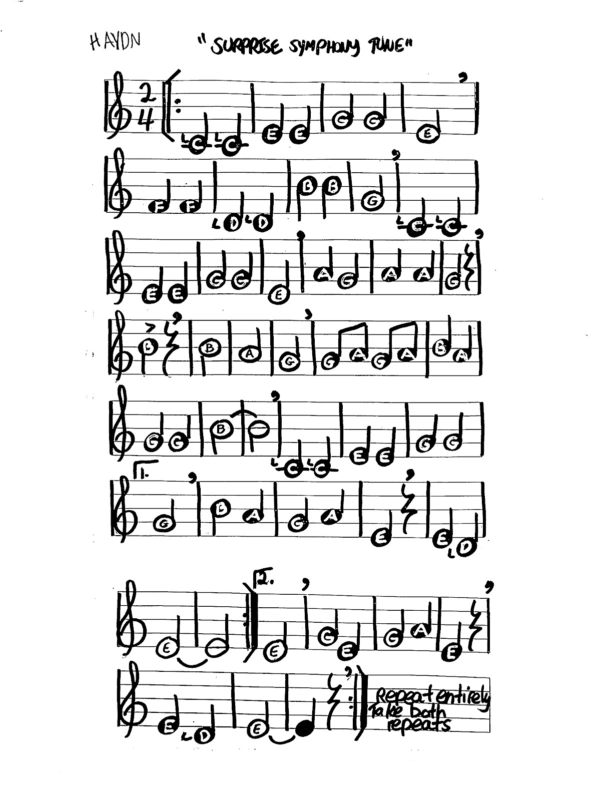 Miss Jacobson's Music RECORDER SONGS MODERN/CLASSICAL