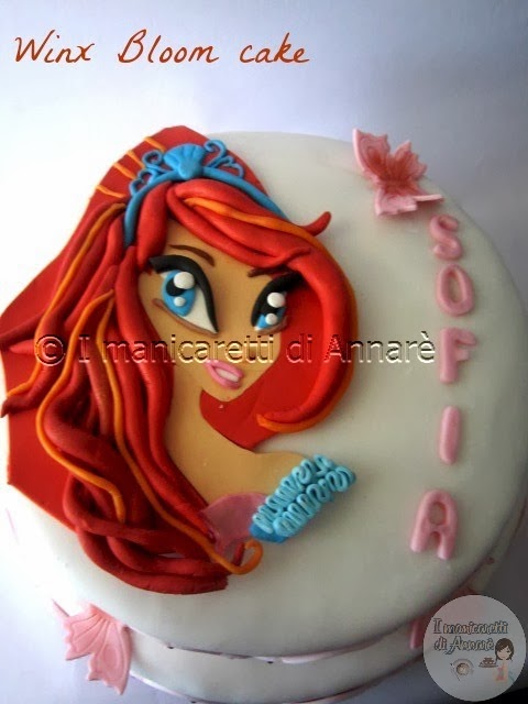 winx bloom cake, per la piccola sofia