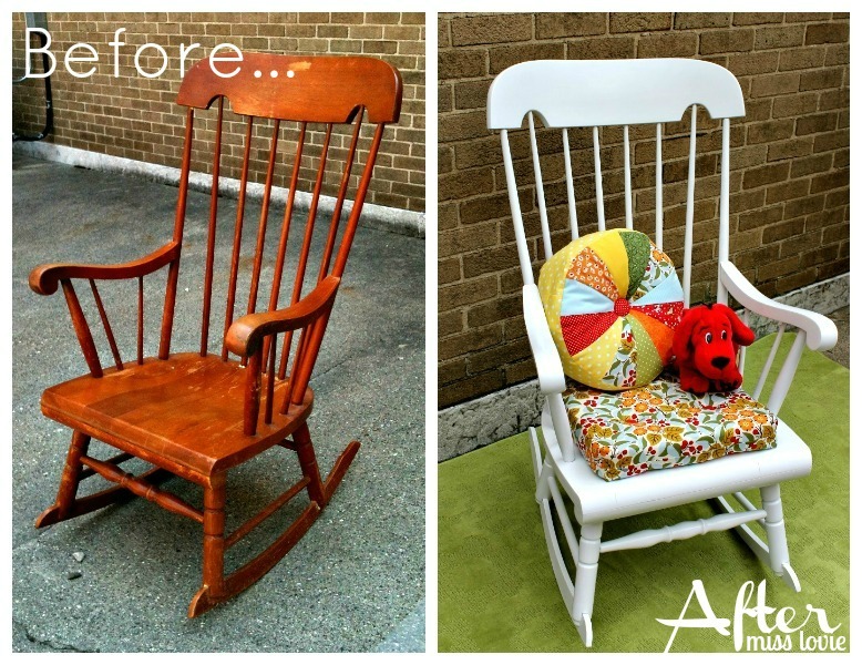 miss lovie reading chair makeover