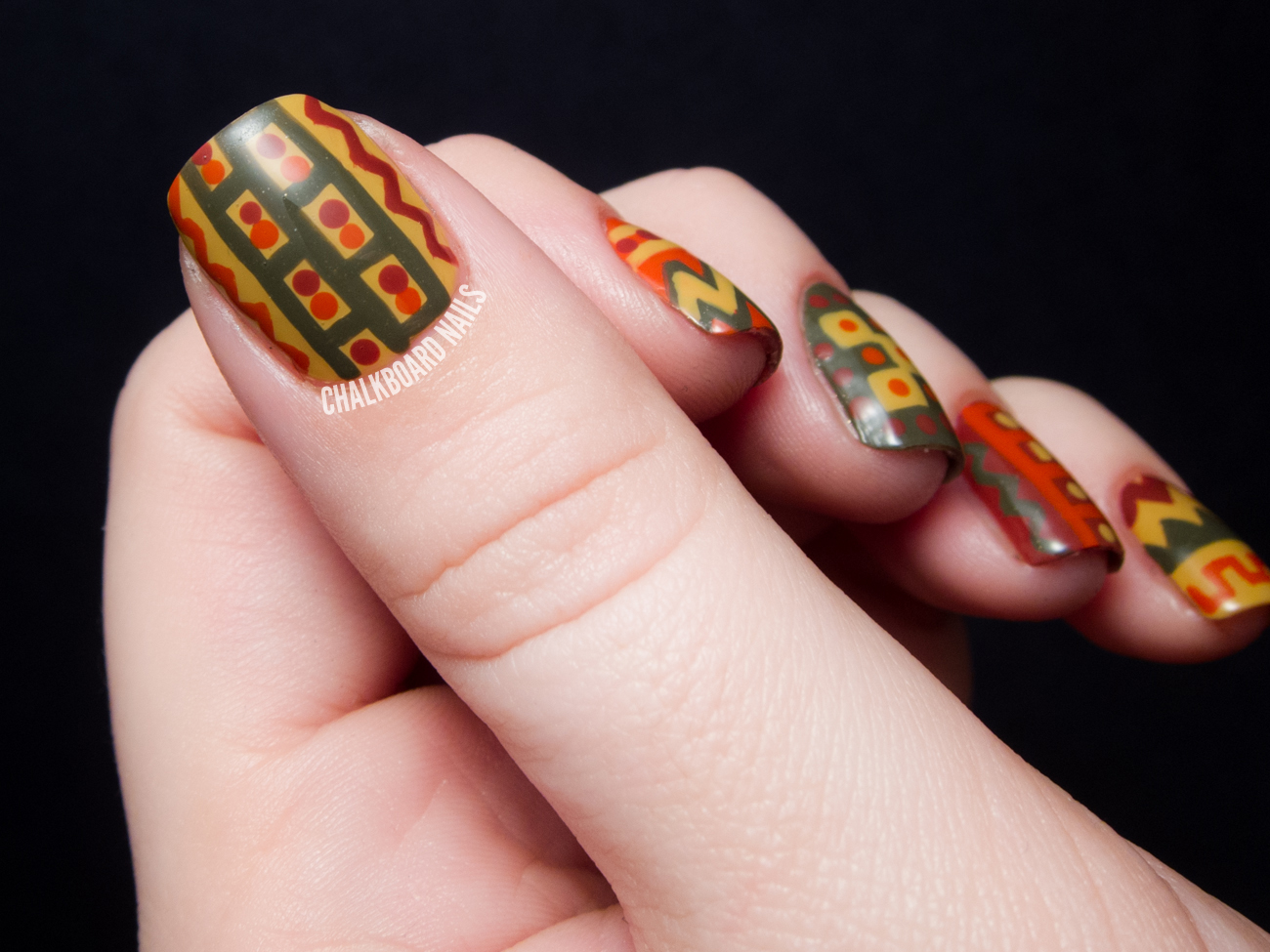 7. Psychedelic Nail Design - wide 10