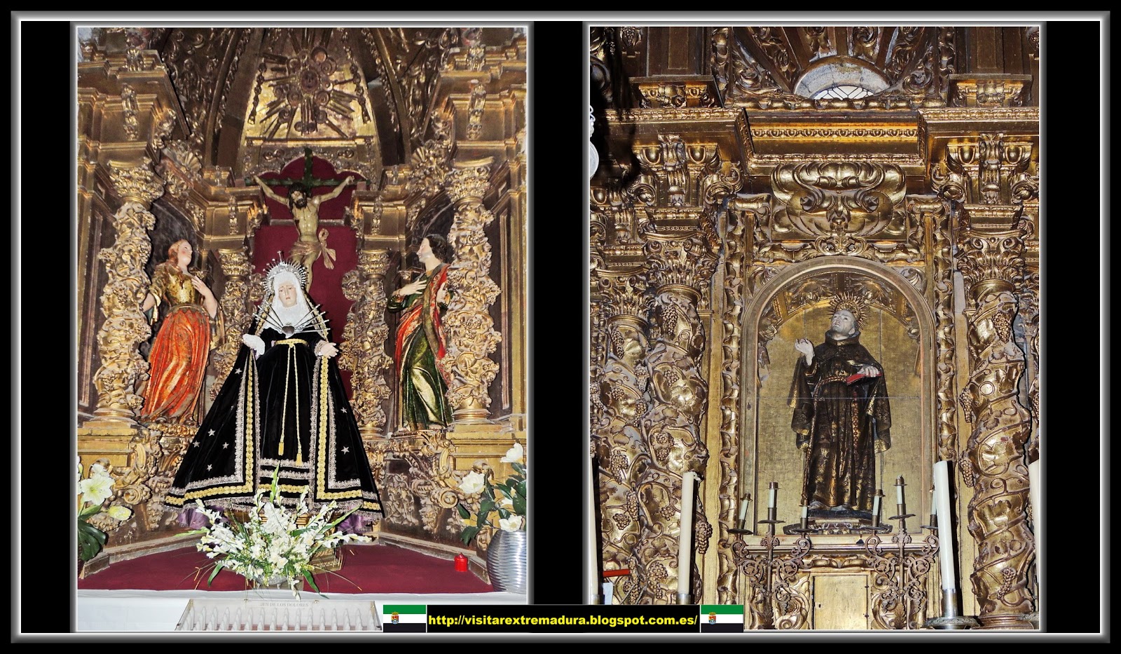 Coria. Catedral. Capilla de la Soledad y San Pedro de Alcantara.