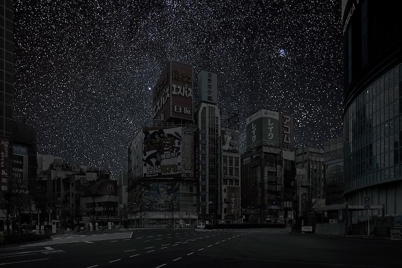 都市の星空