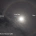 FOTO: Bulan Bercincin Pelangi, Saturnus dan Mars di Langit Palembang