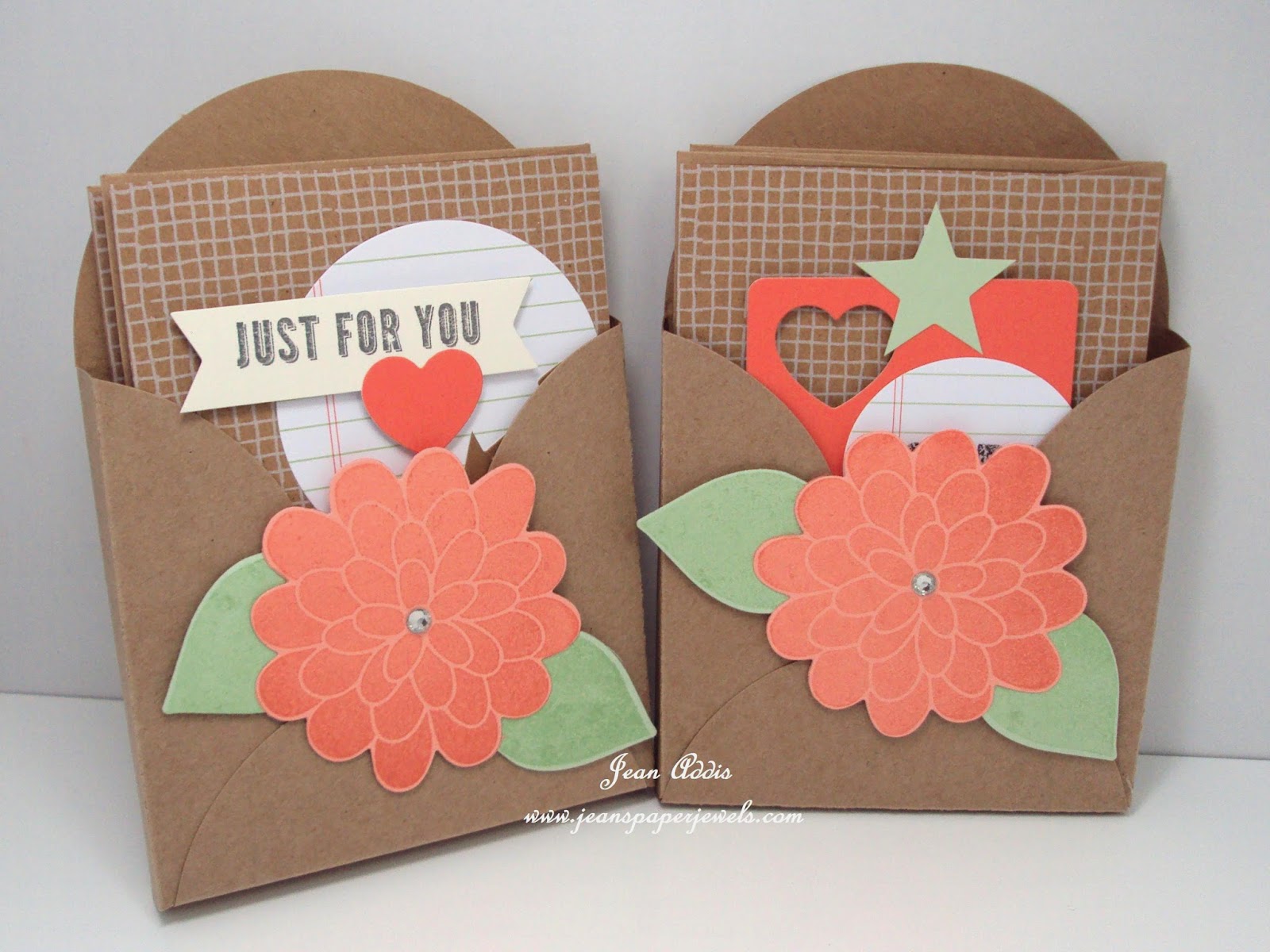 Jean's Paper Jewels Note Card Holders