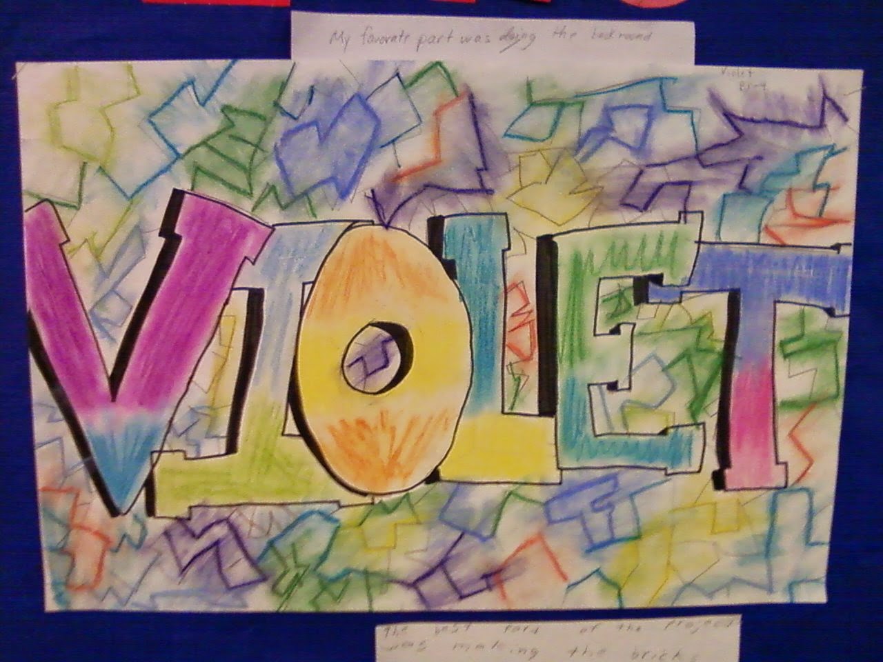 Ppps Elementary Art Rooms Graffiti Names Fourth Grade Project