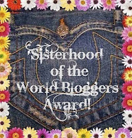 Sisterhood of the World Bloggers Award