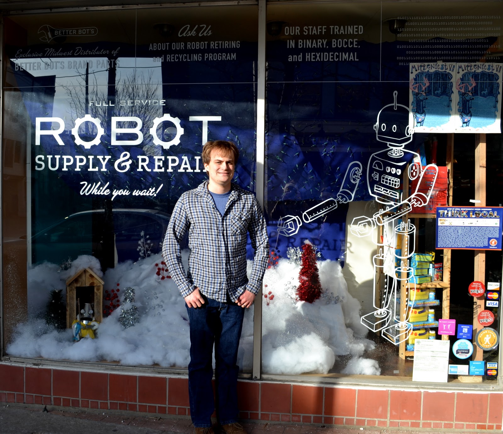 Dispatches from Ann Arbor Robot love.