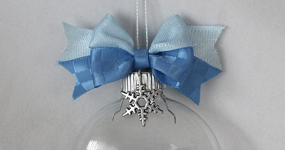 Really Reasonable Ribbon Blog Beautiful BowTopped Christmas Ornament