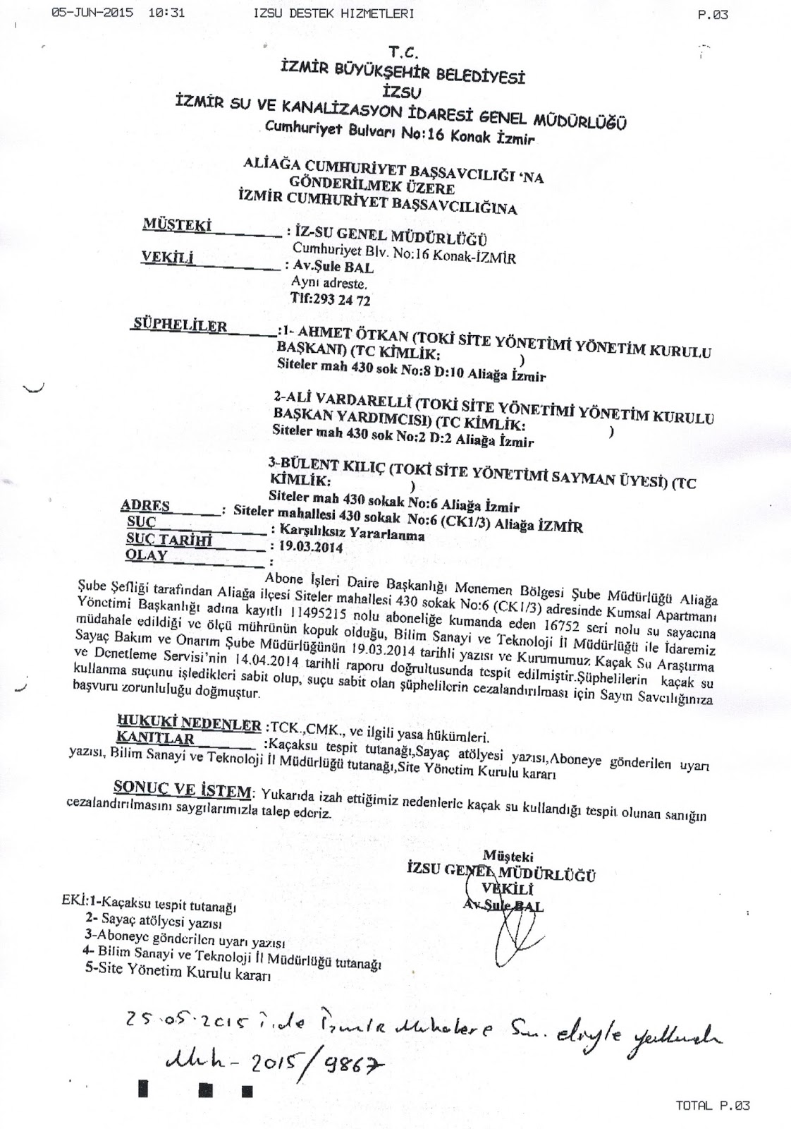 Aliaga Toki Lilerin Gozu Kulagi Sesi