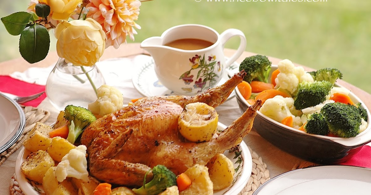 Rice Bowl Tales 烤雞和檸檬龍蒿葉汁 Roast Chicken with Lemon & Tarragon Sauce