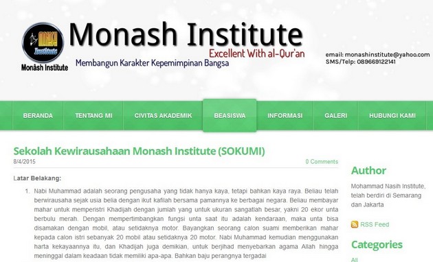 Alumni Mentoring Program Monash