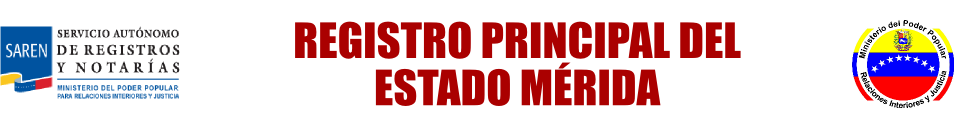 Registro Principal del Estado Mérida