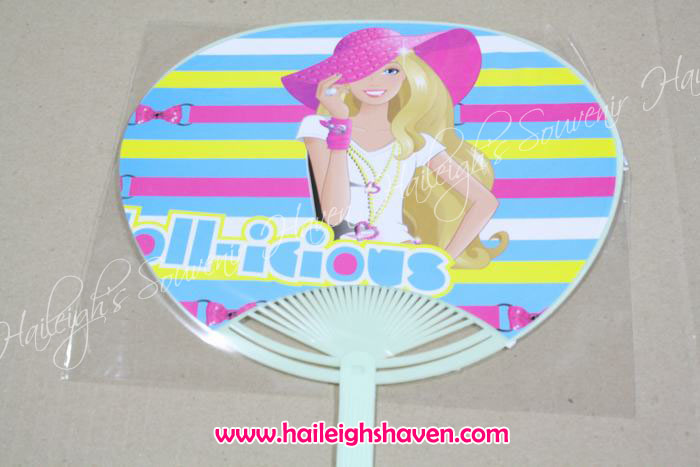 barbie hand fan