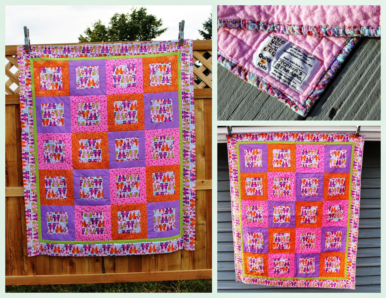 SunShine Sews... Quilts for Kids Princess Quilt