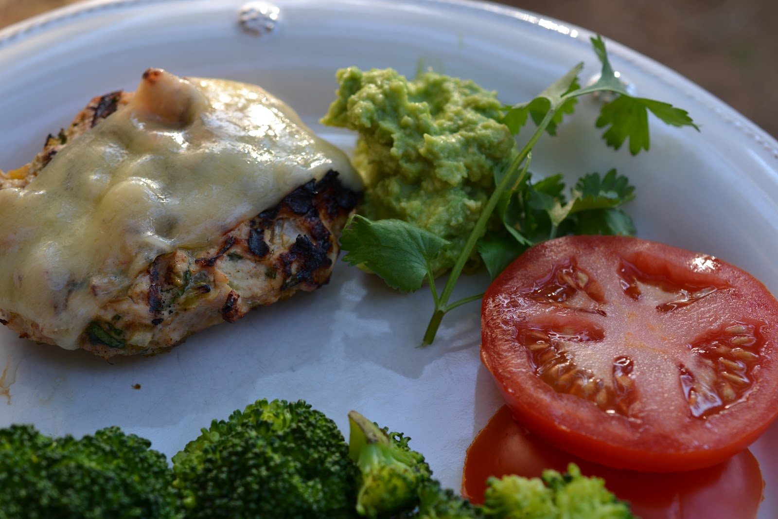 Feed Your Genes Green Chili Turkey Burgers