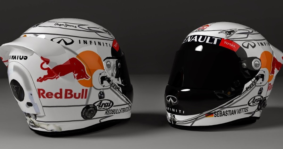 Motorsport Modeller F1 Drivers only allowed one helmet design per season.