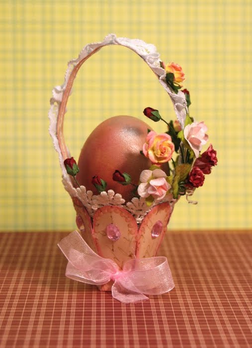 Como hacer una canasta para huevos de pascua