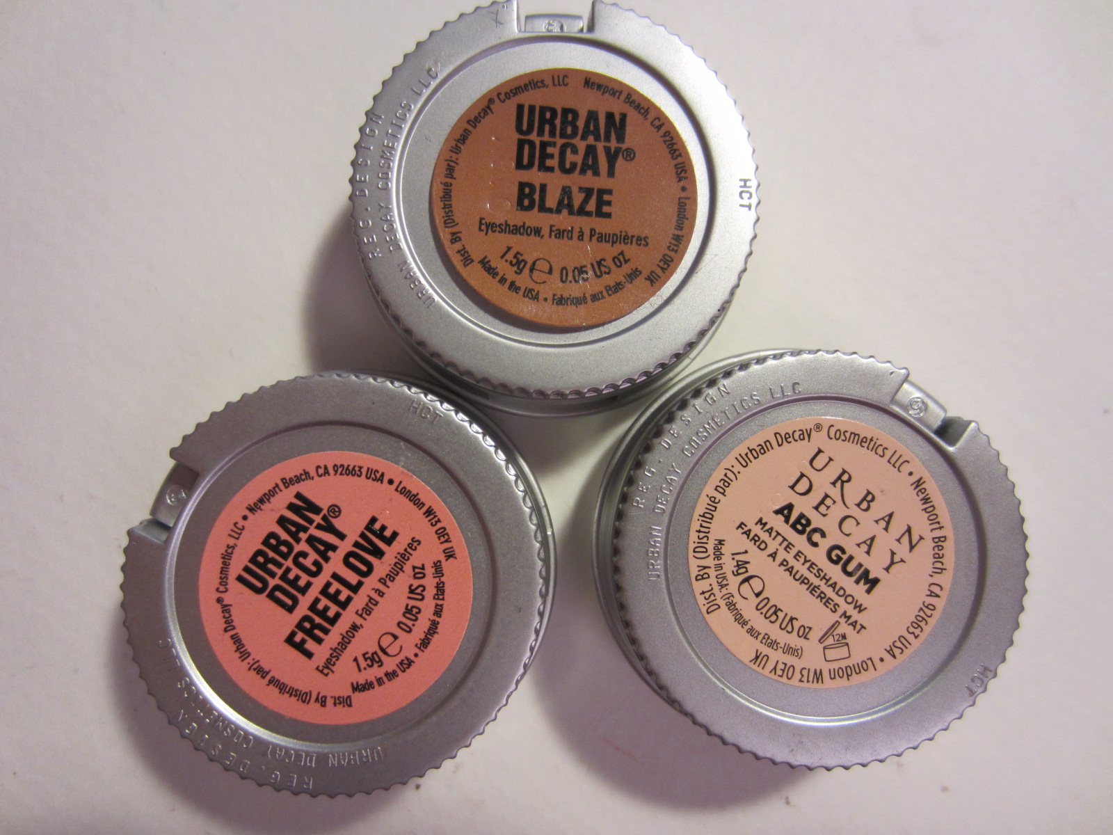 Fashion, Makeup and More: Urban Decay single eyeshadows